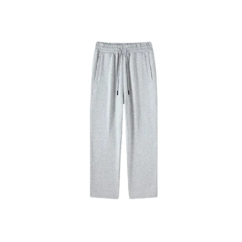 Casual Plain Fleece Sports Pants-0