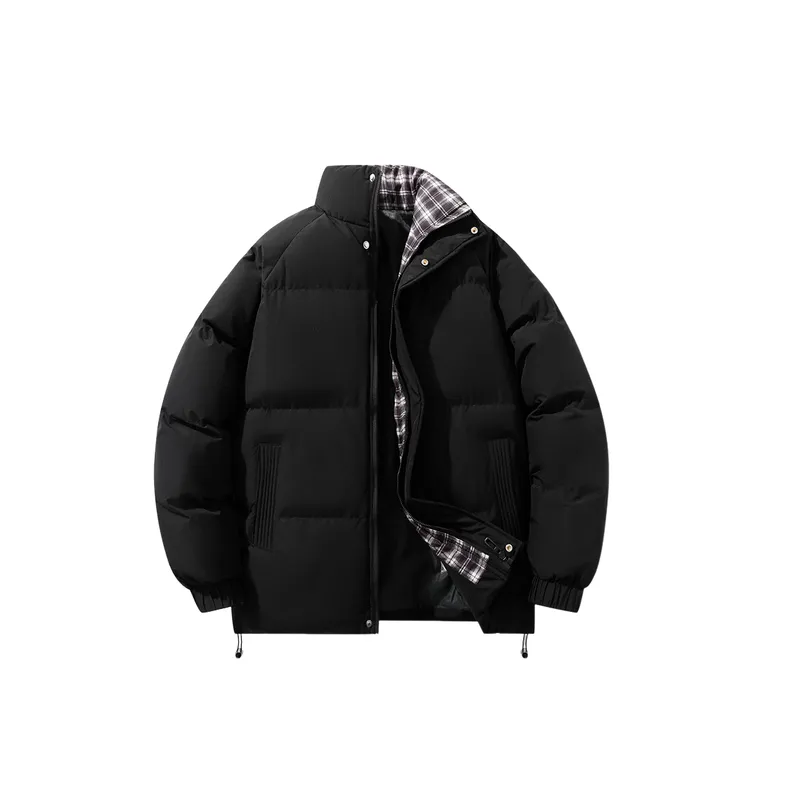 Casual Loose Polyester Quilted Jacket-1