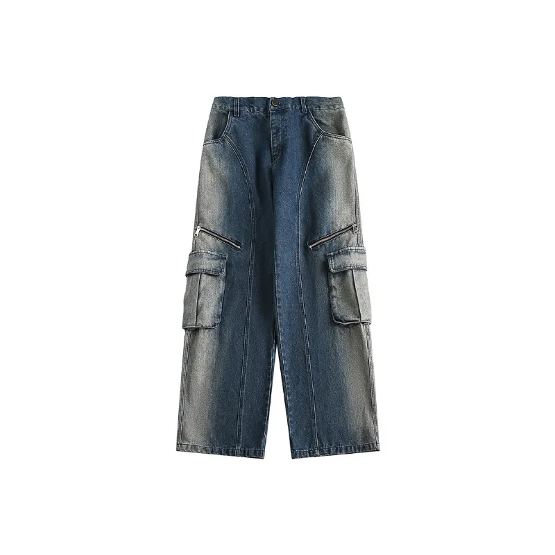 Casual Loose Cargo Pants-0
