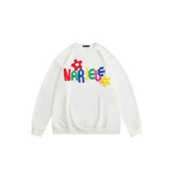 Letter Pattern Crewneck Sweatshirt