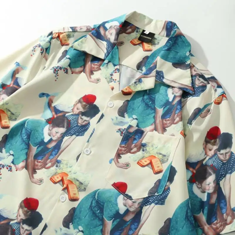 Fashionable Short Sleeve Shirt-3