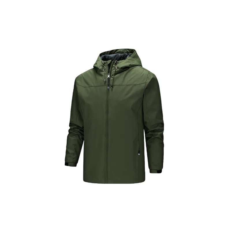 Simple Regular Polyester Outdoor Jacket-1