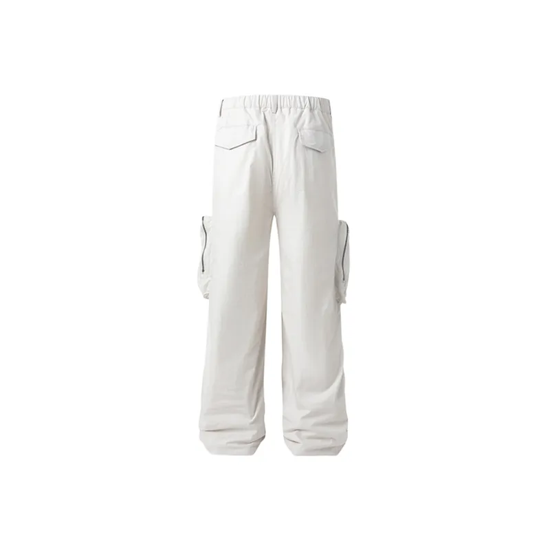 Retro Couple Solid Pants-1