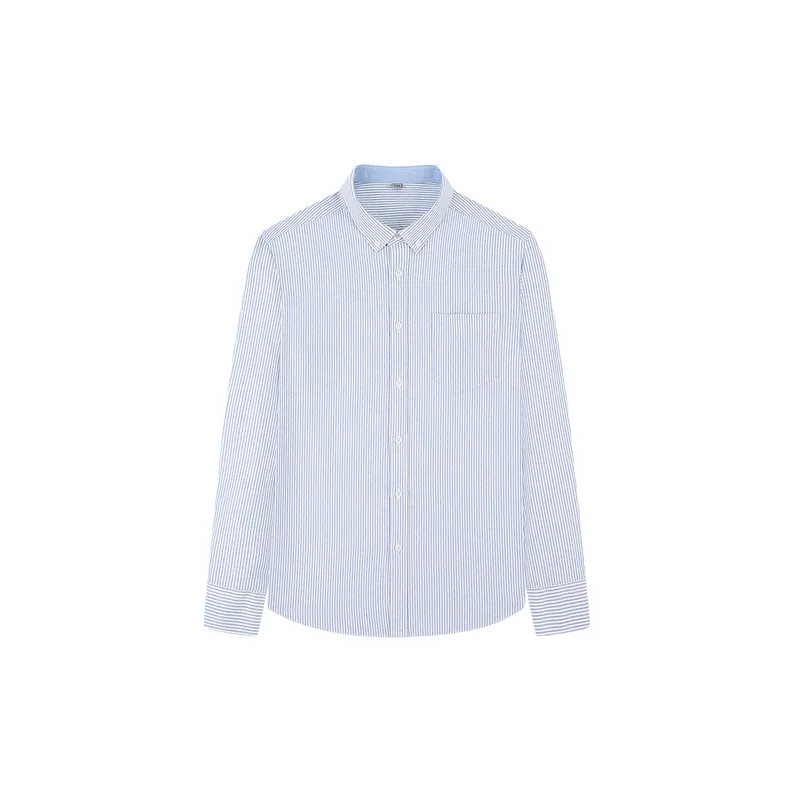 Simple Casual 100% Cotton Shirt-3