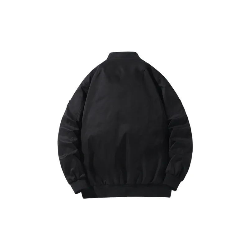 New Large Size Bomber Jacket Spring And Autumn Fashionable Handsome Casual Plus Weight Plus Size Coat-3