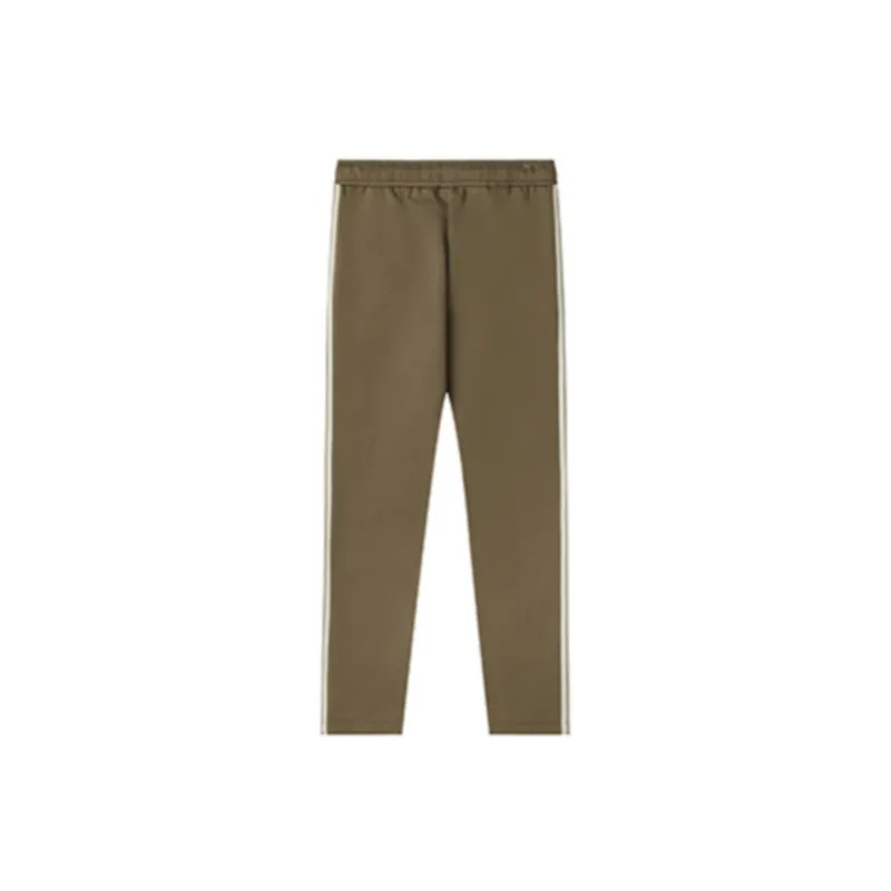 Loose Straight Stitching Striped Pants-5