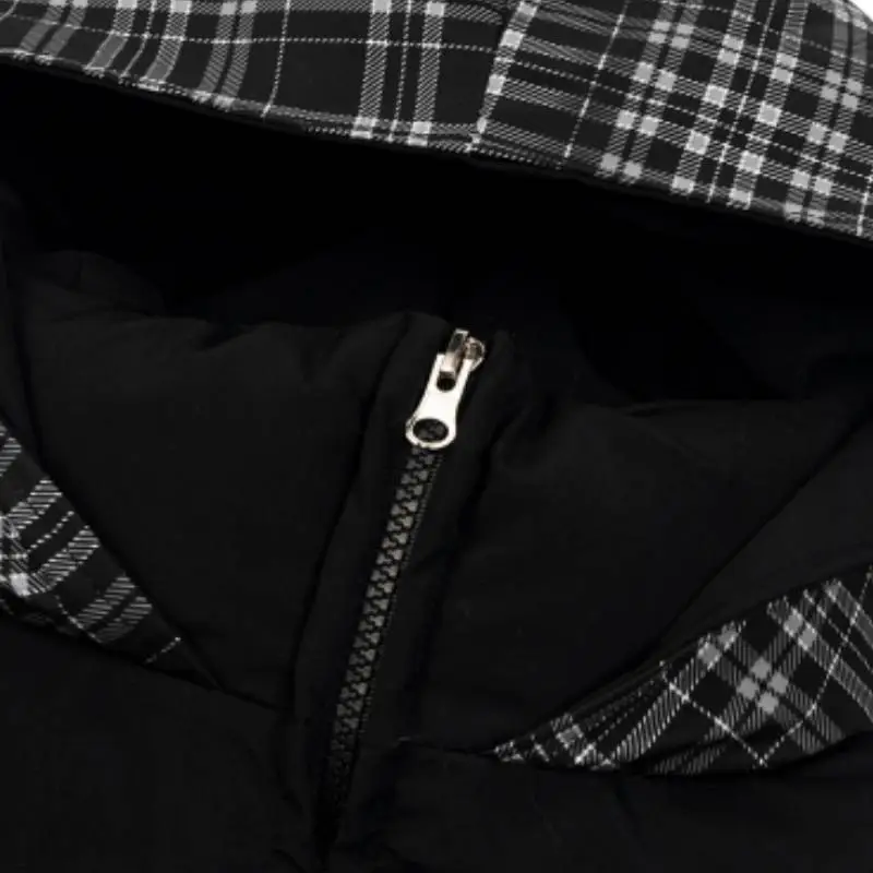 Loose Warming Blended Synthetic Fabrics Quilted Jacket-2