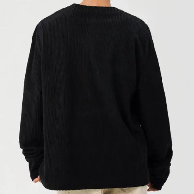 Plain Loose Sweater-2