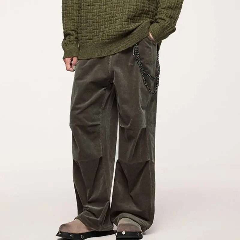 Basics Loose 100% Cotton Casual Pants-8