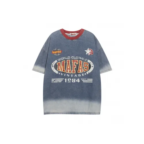 Retro Loose Washed Denim T Shirt