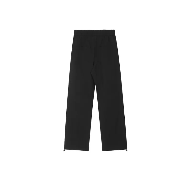 Side Stripe Splicing Wide Legged Casual Pants-7