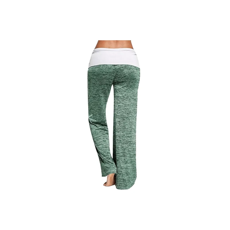 Simple Plain Cotton Blended Fabric Casual Pants Women-7