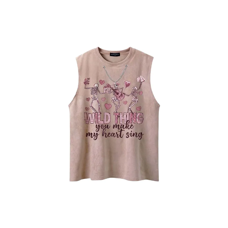 Retro Loose Suede Vest-4