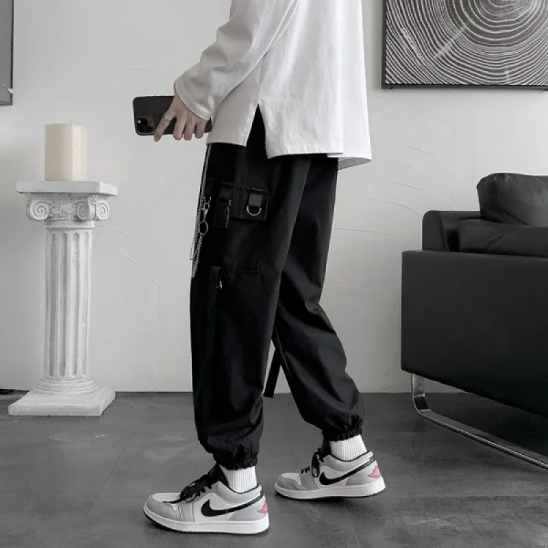 Fashion Loose Cargo Pants-1