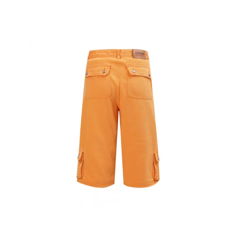 Trendy Retro Distressed Trousers-3