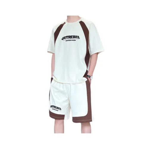 Loose Half-Sleeved T-Shirt And Shorts Set