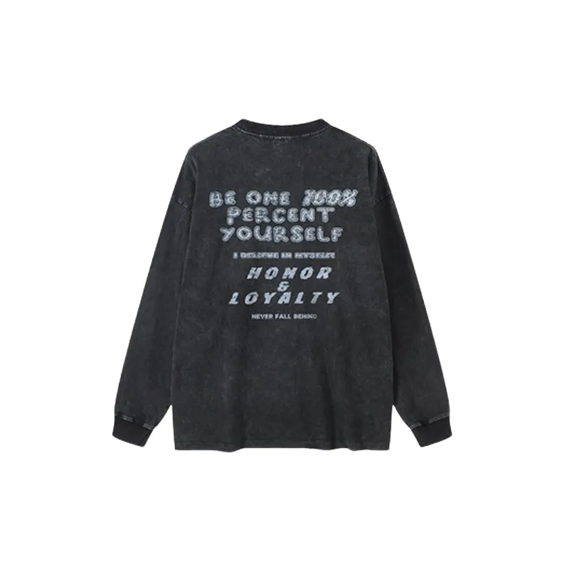 Casual Loose 100% Cotton Sweatshirt-1