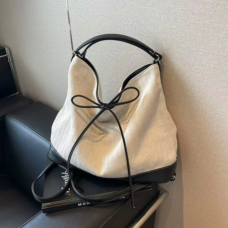 Retro Bow Shoulder Bag-5