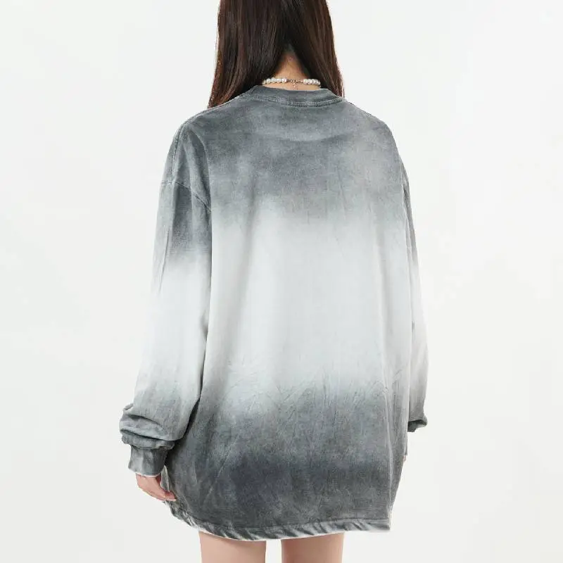 Fashionable Tie Dye Cotton T Shirt-3