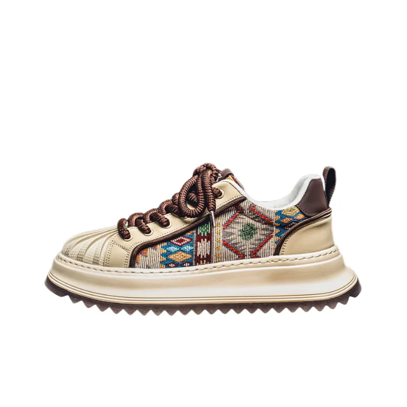 Sporty Contrast Color Lifestyle Shoes-0