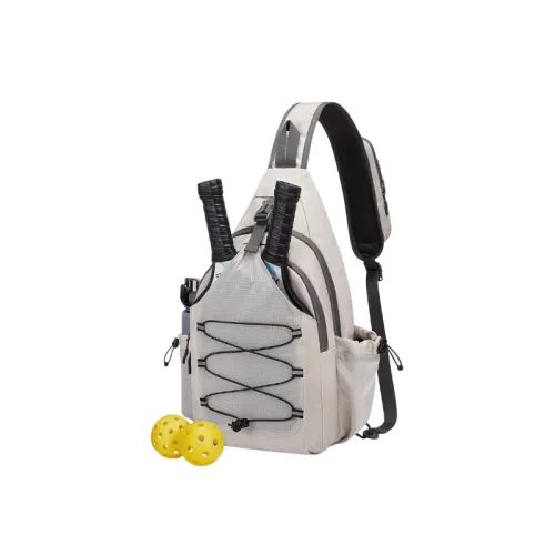 Mei Shi Long BAG0003 Badminton Use 2 Pcs Pack Shoulder Bag Black Gold