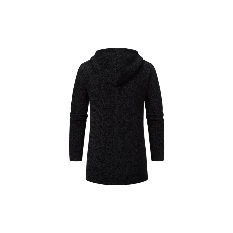 Simple Warm Blended Synthetic Fabrics Sweater-5