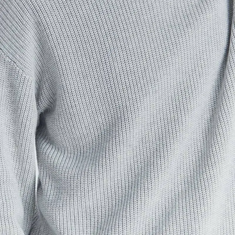 Fashionable Simple Cotton Sweater-5