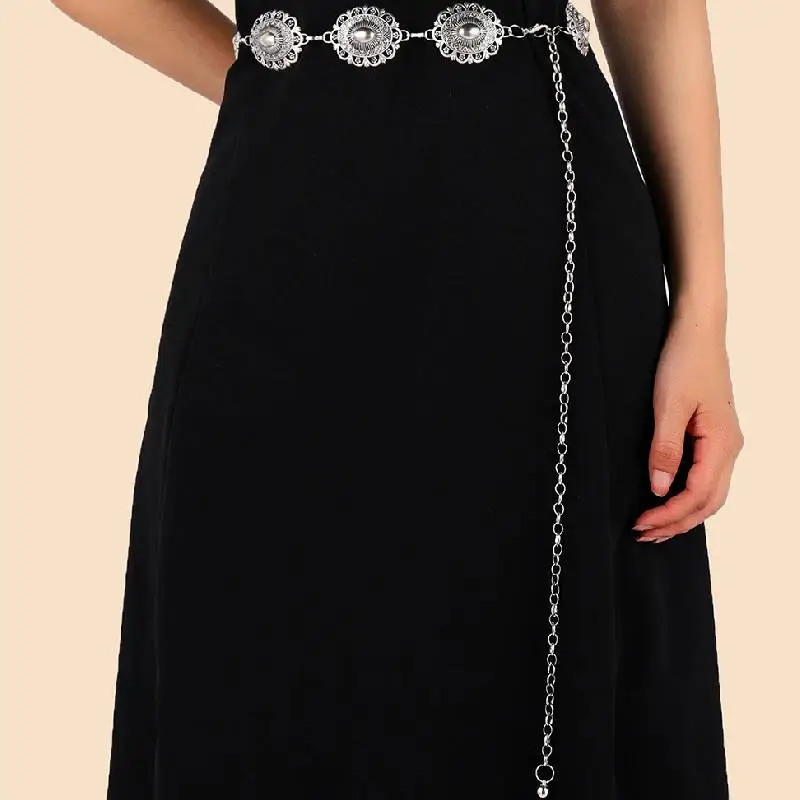 Simple Retro Waist Chain Women-1