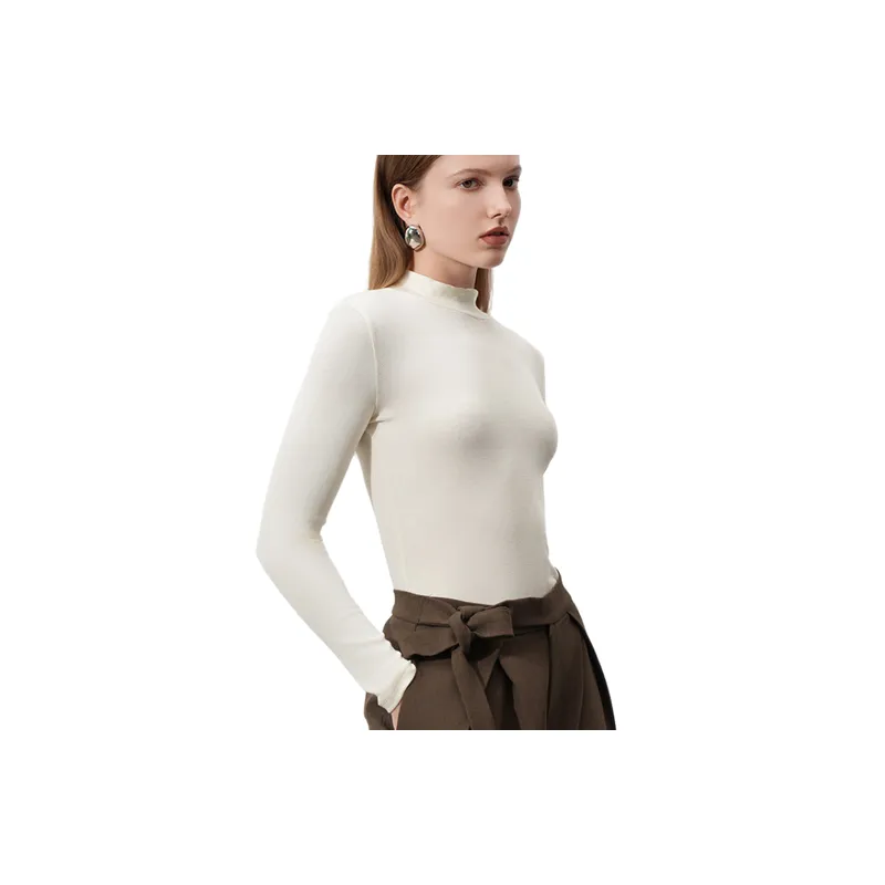 Fashionable Plain Rayon Sweater Women-7