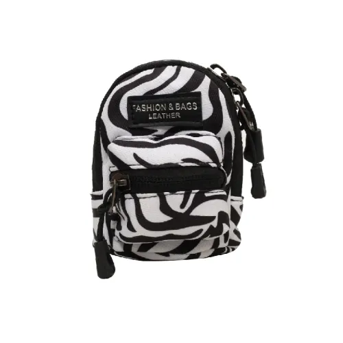 logo-printed woven tote White