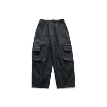 Three Dimensional Large Pocket Loose Wide Leg Casual Pants