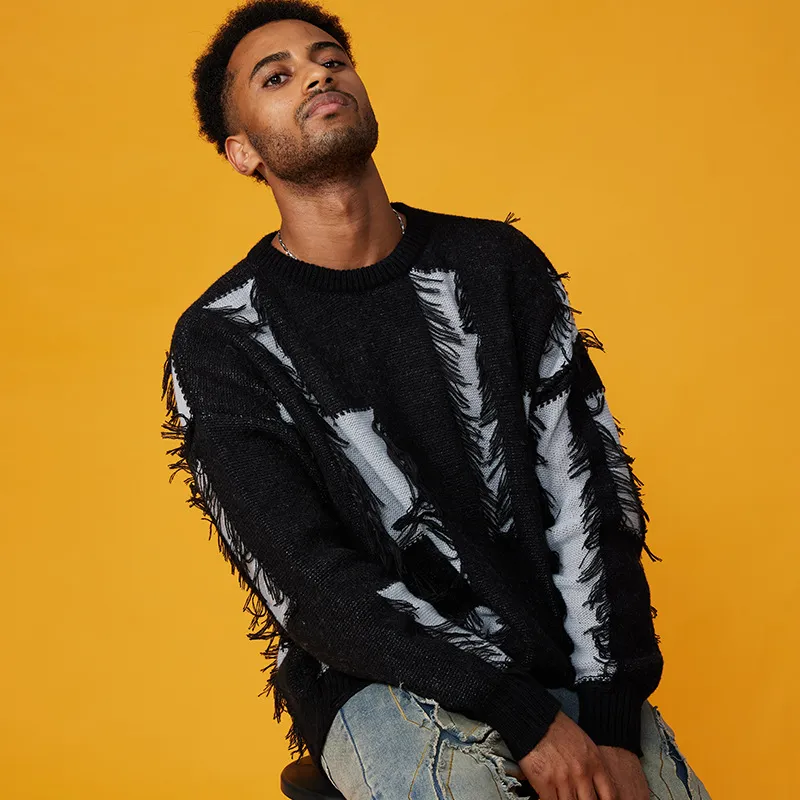 Funky Ripped Sweater-3