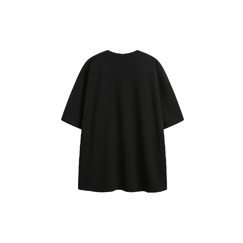Fashionable Loose 100% Cotton T Shirt Unisex-5
