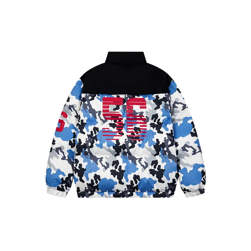 Street Camo Blended Synthetic Fabrics Quilted Jacket-5