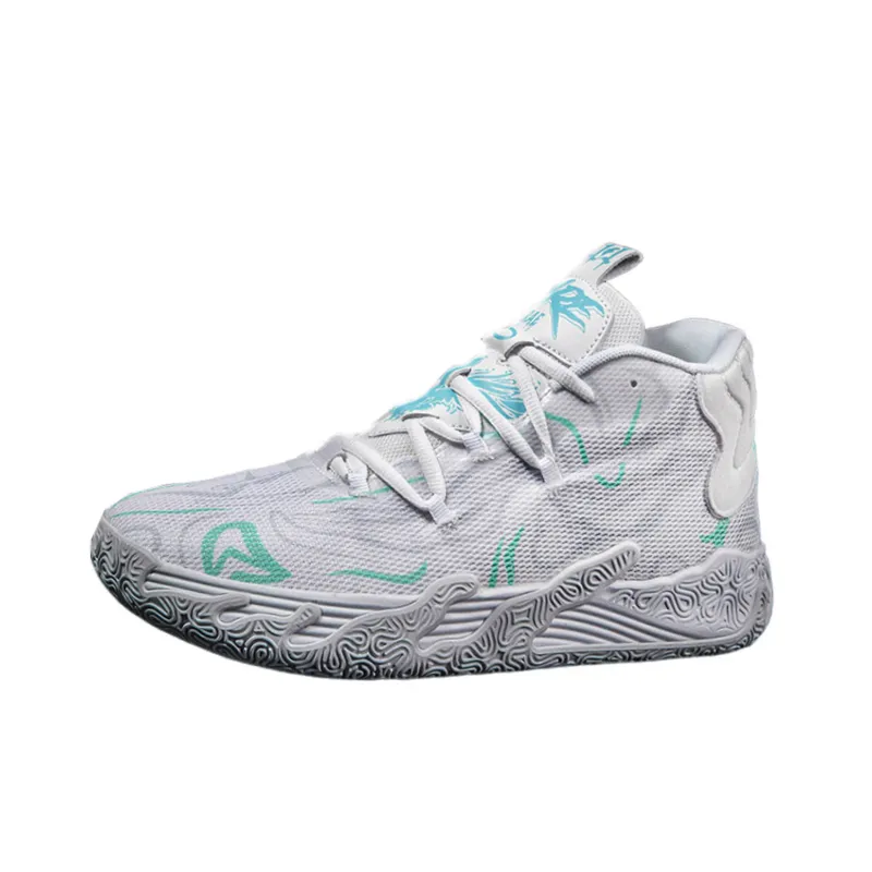 High Top Mesh Running Shoes-8