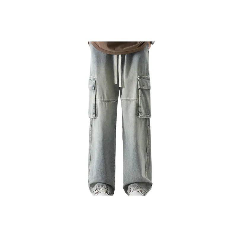 Retro Cargo Pants Jeans-9