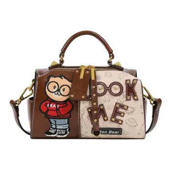Funky Contrast Color Crossbody Bag