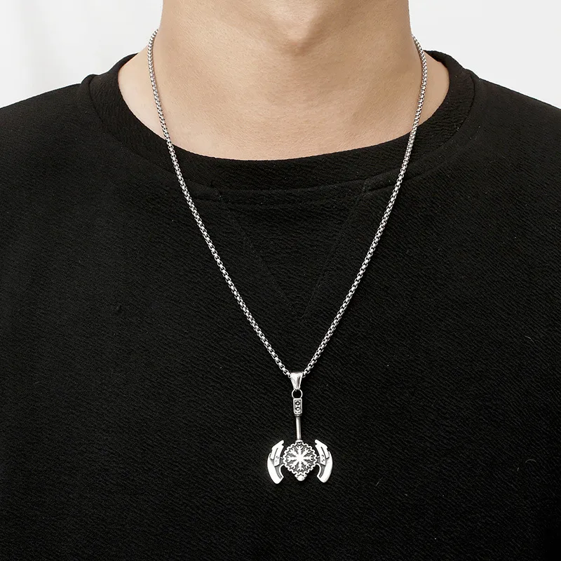 Simple Plain Necklace / Pendant Man-1
