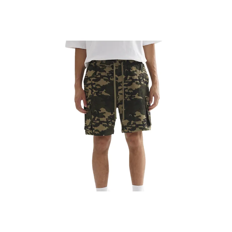 Simple Loose Cotton Blended Fabric Casual Shorts-2