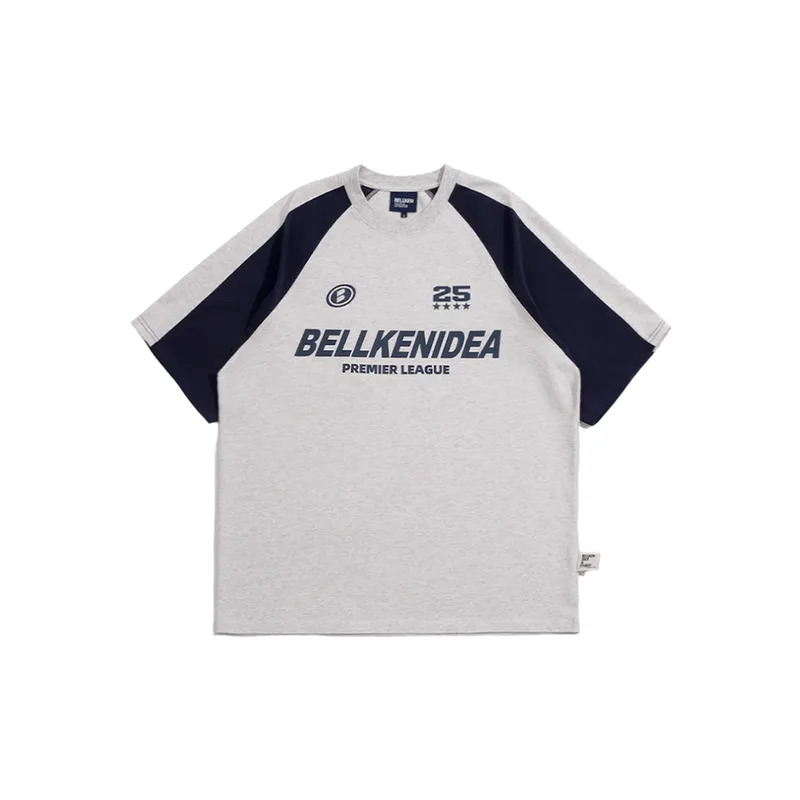 Loose Retro Sports Raglan T Shirt-0