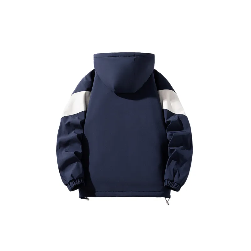 Simple Loose Polyester Jacket-5