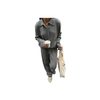 Simple Fashion Wool Like Fabric Casual Sportswear Women