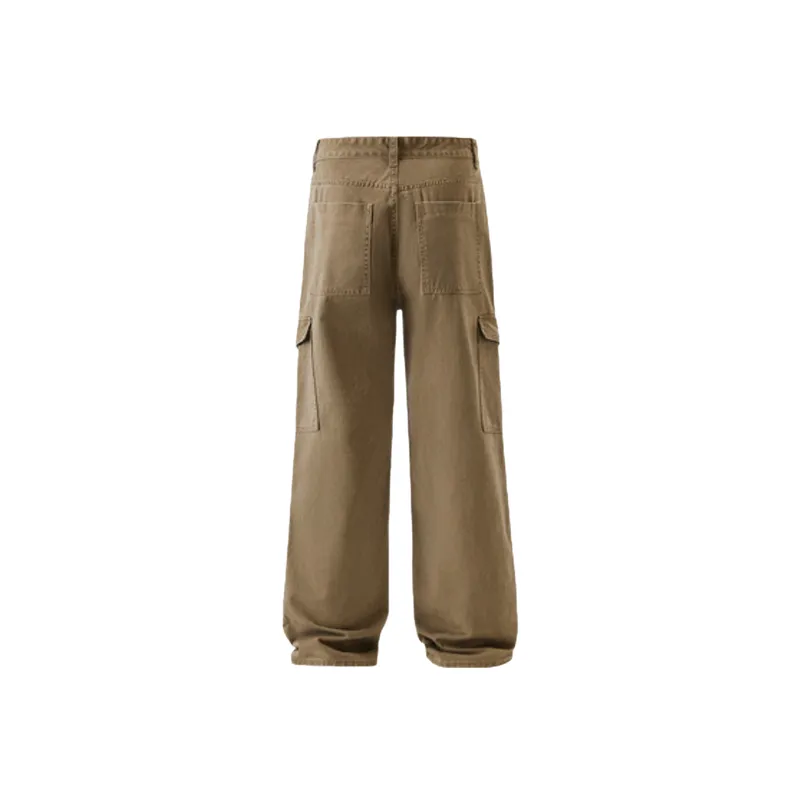 Casual Retro Cotton Cargo Pants-1