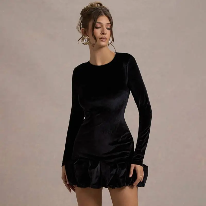 Fashionable Basics Polyester Dress Women-4