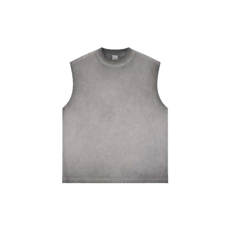 Street Sporty Combed Cotton Vest-2