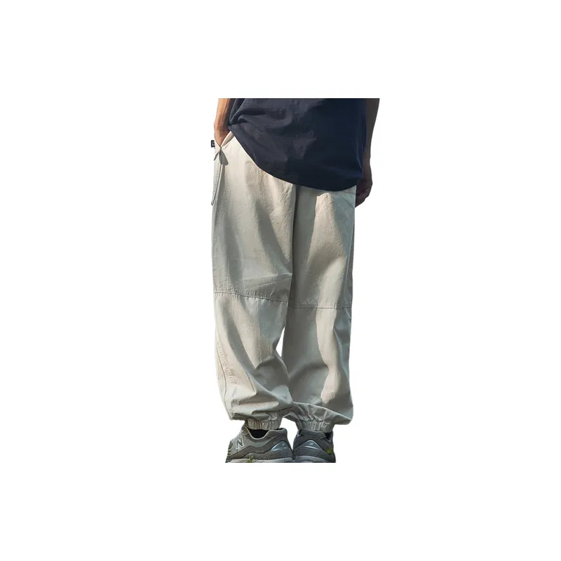 Casual Loose Cotton Blended Fabric Cargo Pants-9