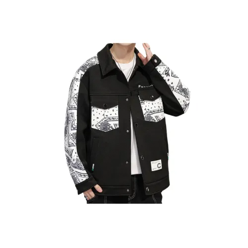 Casual Loose Fashion Printed Jacket