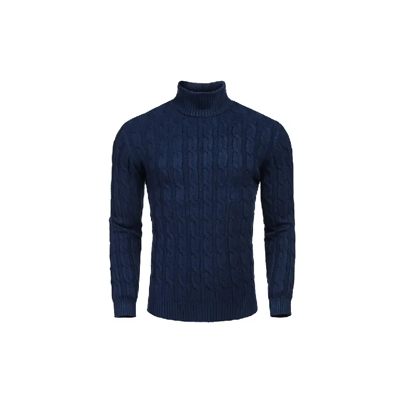Fashionable Softness Cotton Blended Fabric Sweater-0