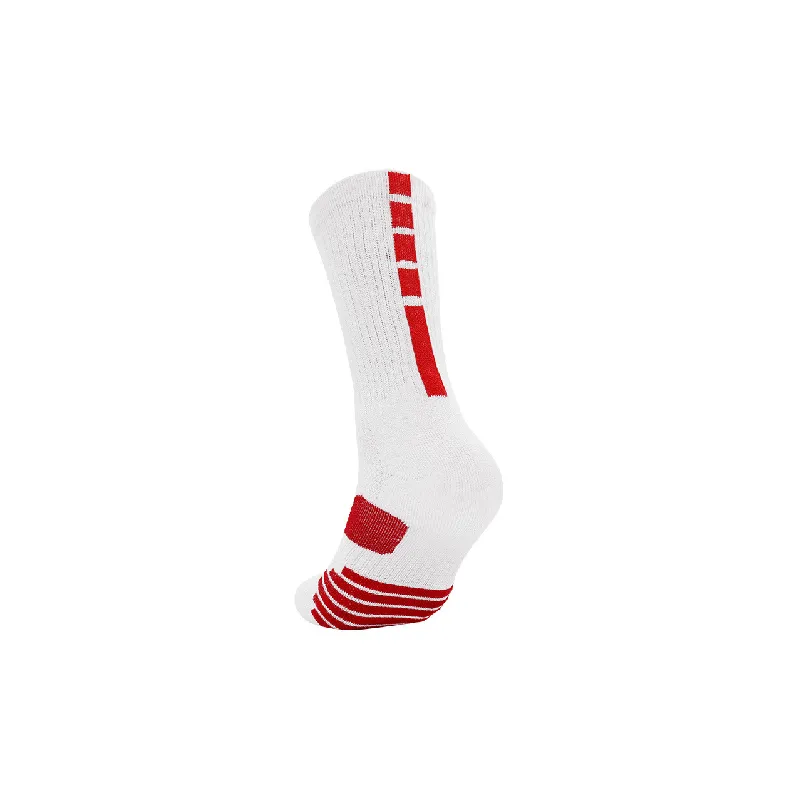 Basics Breathable Polyester Basketball Socks-9