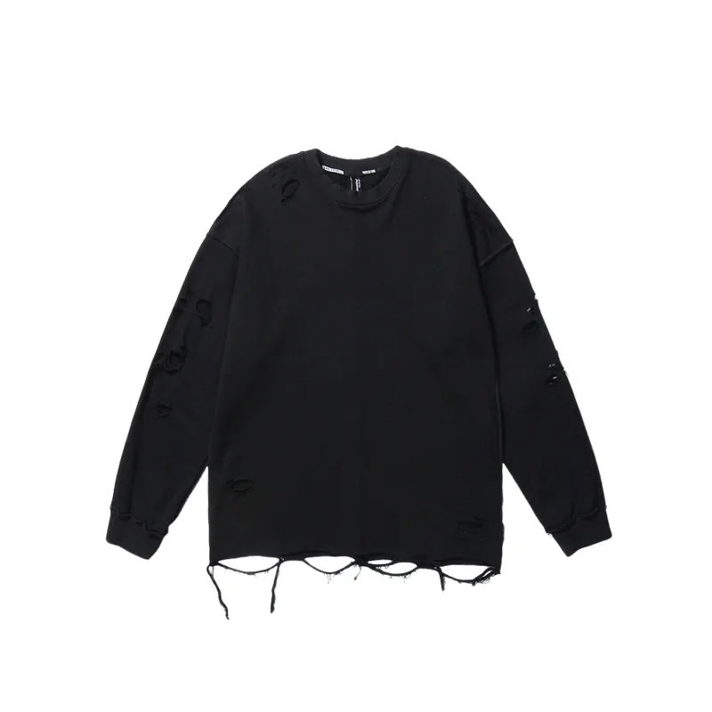 Street Loose Cotton Blended Fabric Sweatshirt-10